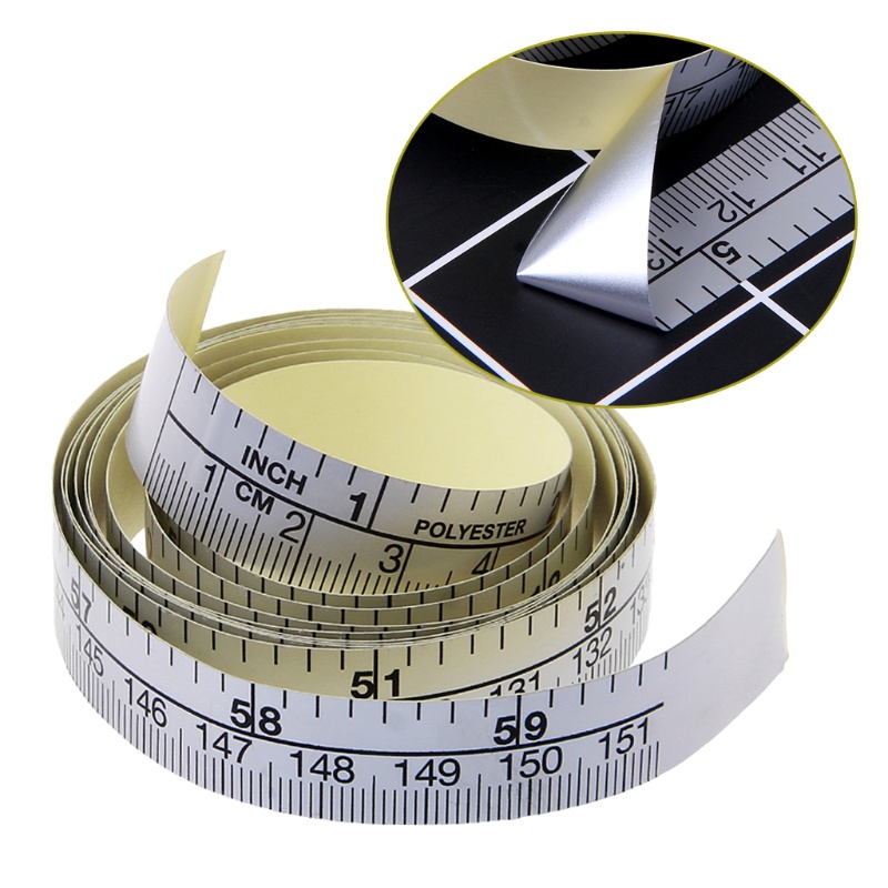 Sewing Labels - 151Cm Zelfklevende Metrische Meetlint Vinyl Liniaal