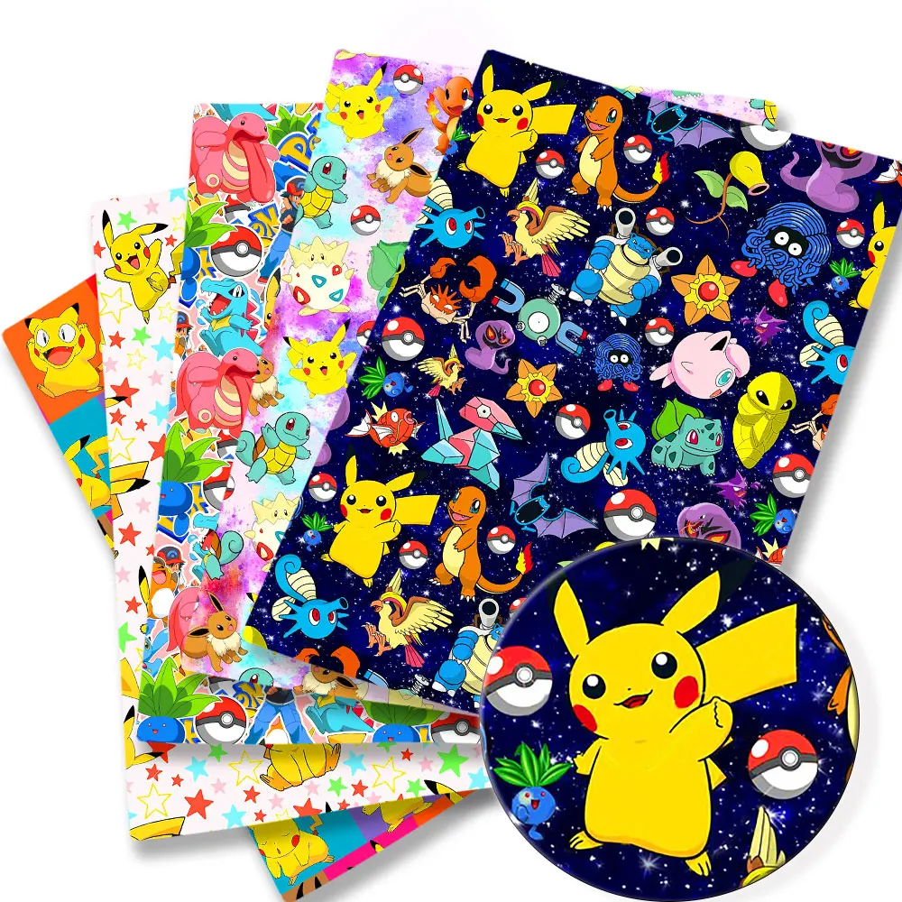 Sewing Production - Pokemon Cartoon Fabric140*50cm Handgemaakte Naaien Patchwork