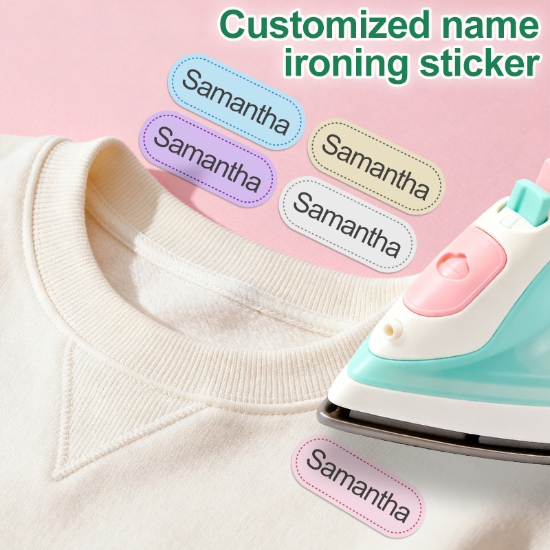 Sewing Labels - Etiketten voor strijken-voor katoen-gepersonaliseerd voor school,