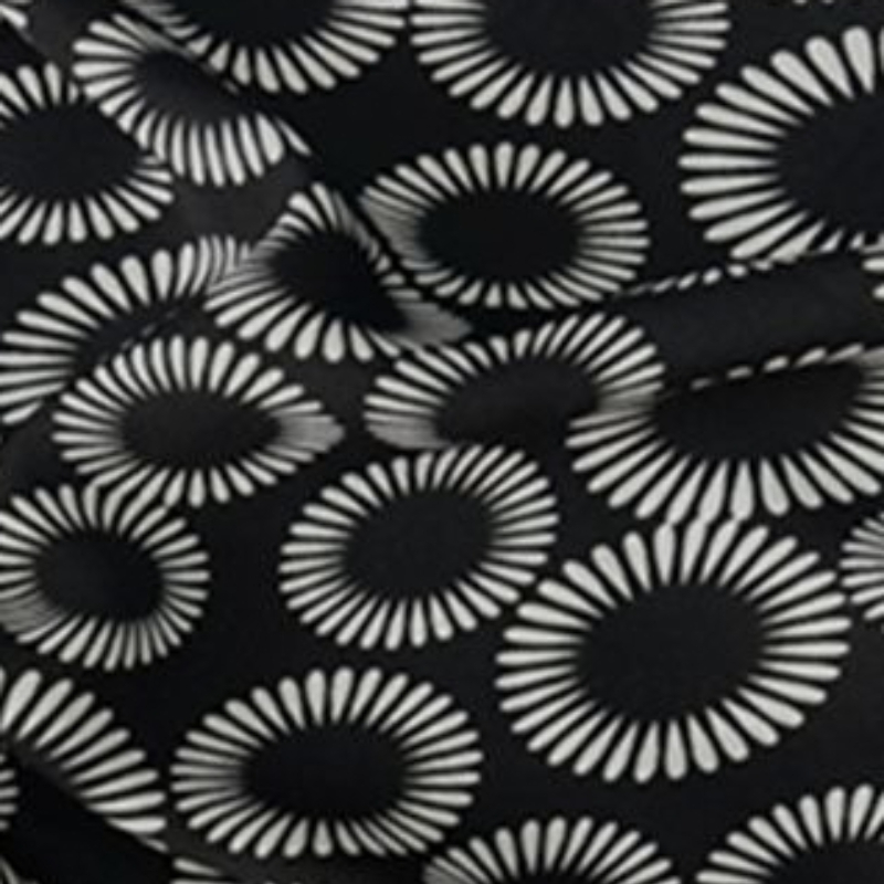 Is Sewing Textile Art - L100cm X B150cm Zwarte Gordijnen Stof