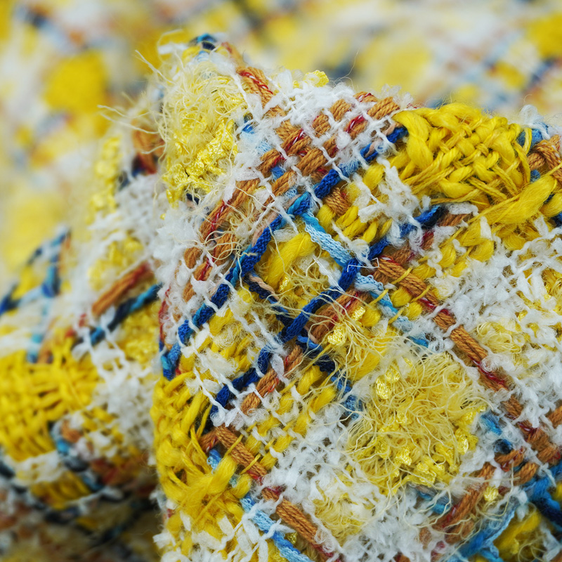 Levendige stijl Geel veelkleur - Sewing Tweed recensie en prijs