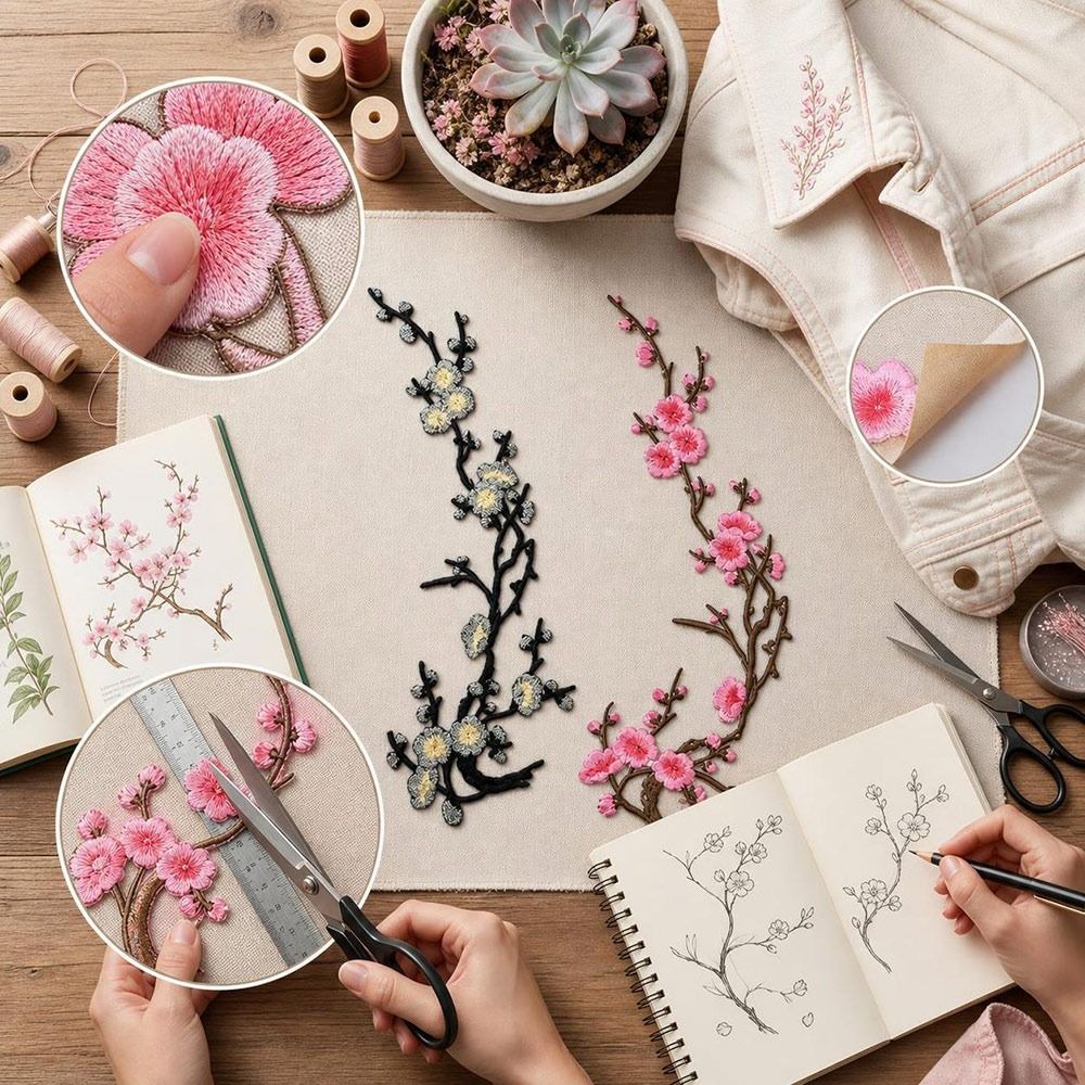 DIY Kersenbloesem Strijkapplic - Sewing In Textile recensie en prijs