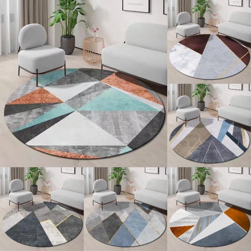 ~O~Geometrisch rond vloerkleed - Century Textile & Sewing Supply Reviews recensie en prijs
