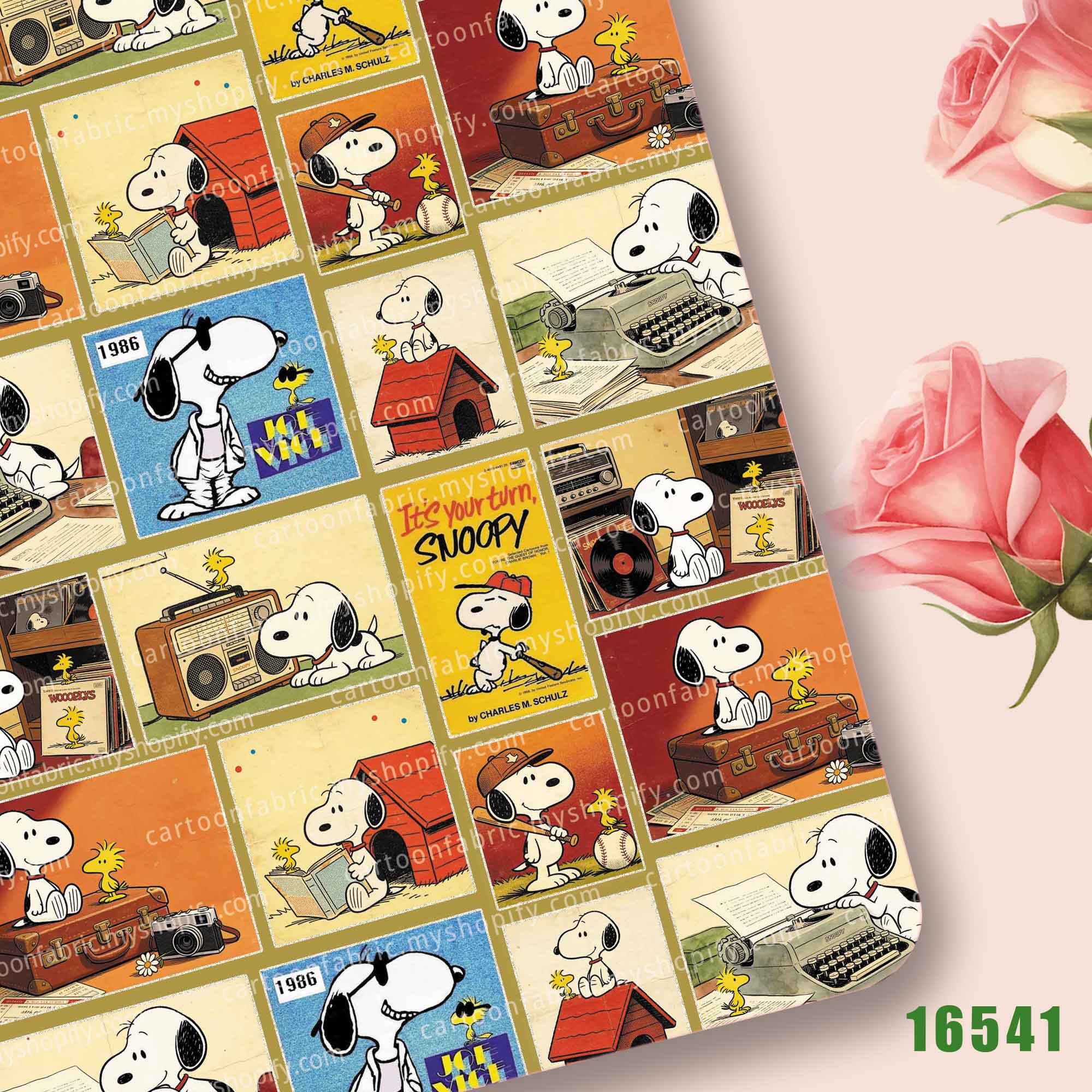 TAKARA TOMY Snoopy Stof 140x50 - Sewing In Textile recensie en prijs