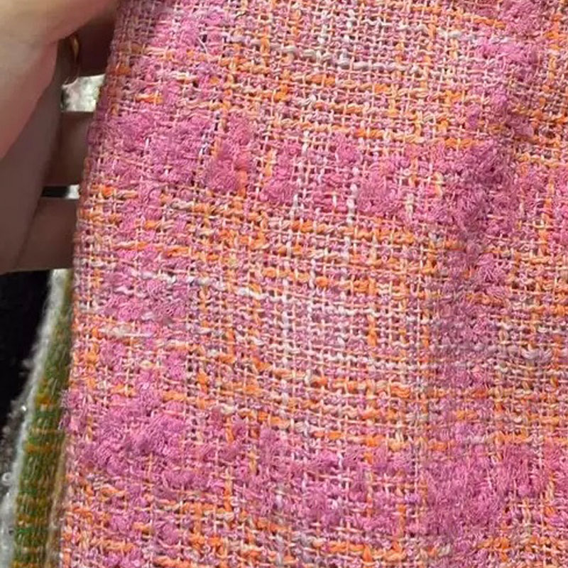 Roze en oranje traliewerk met  - Sewing Tweed recensie en prijs