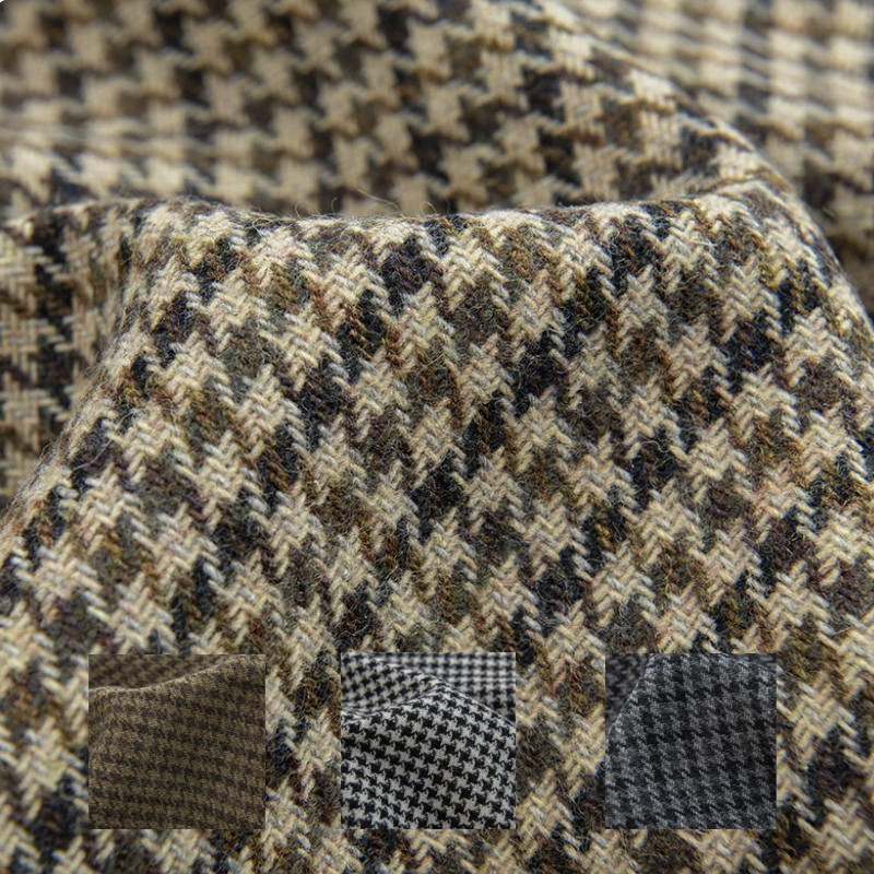 Lichte koffie kleine houndstoo - Sewing Tweed recensie en prijs