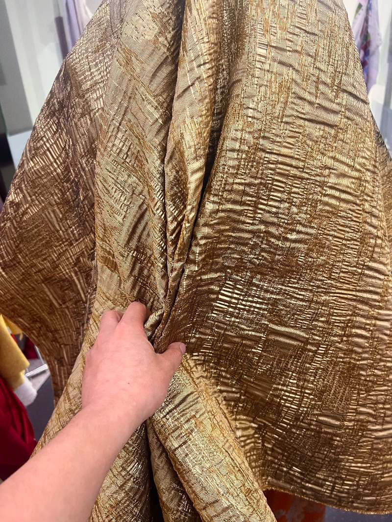 Bronzenbruine getextureerde on - Vintage Sewing Textile recensie en prijs