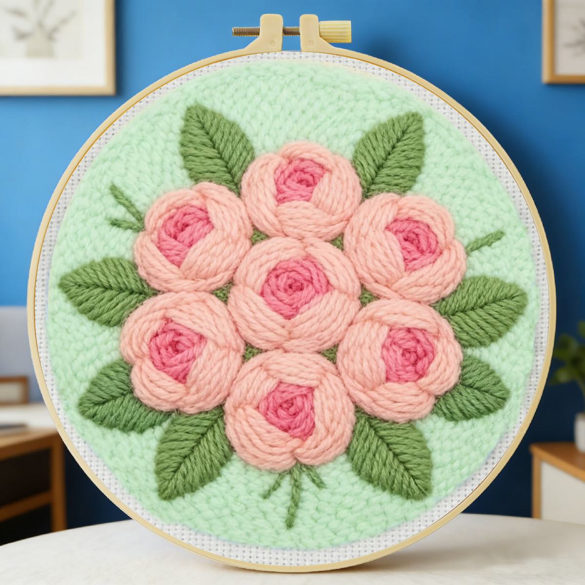 20X20CM/7.87inch Bloem Punch N - Is Sewing Textile Art recensie en prijs